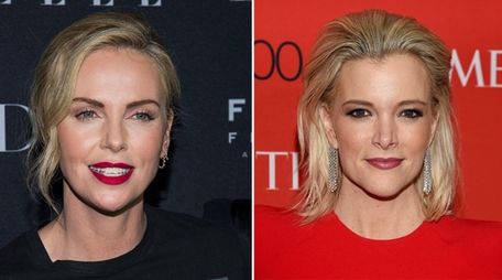 Charlize Theron, left, will play Megyn Kelly in