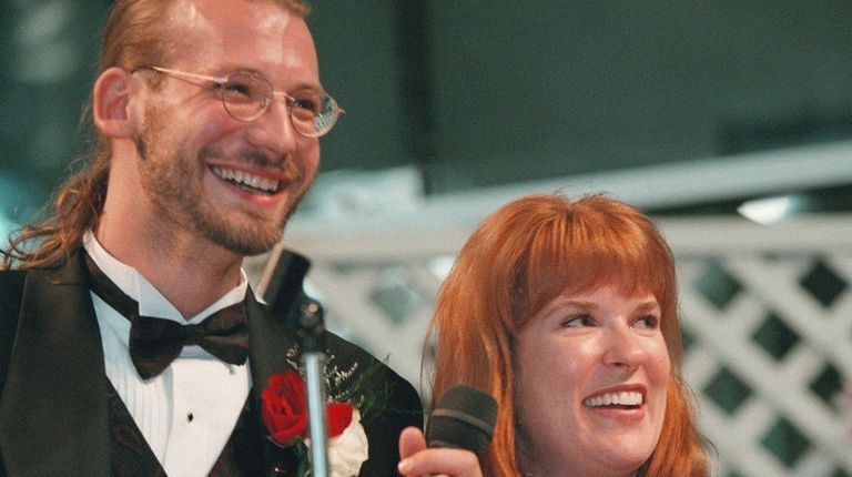 David Weinlick and Elizabeth Runze on their