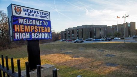 Hempstead High School, shown Feb. 13.