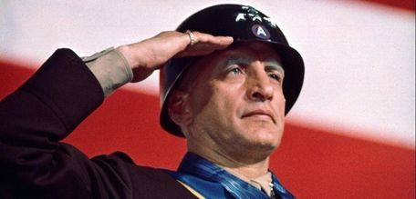 Actor George C. Scott portrays Gen. George S.