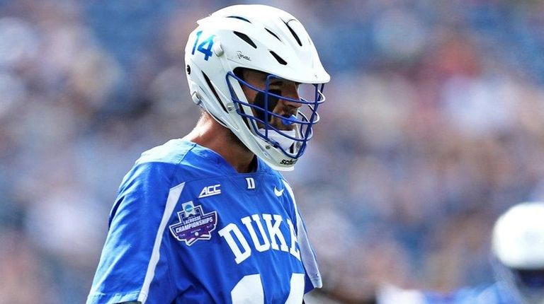 Duke's Justin Guterding celebrates after scoring a goal