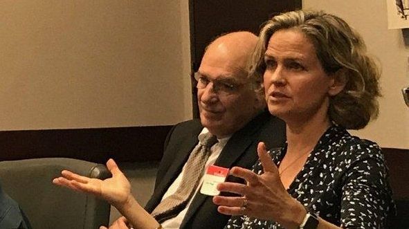 Nassau County Executive Laura Curran visited with Newsday's