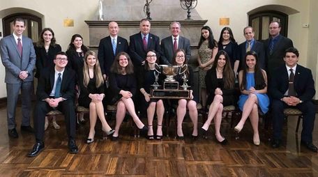 Massapequa High School's mock trial team was this
