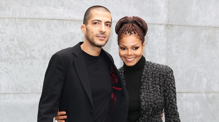 Wissam Al Mana and Janet Jackson attend the