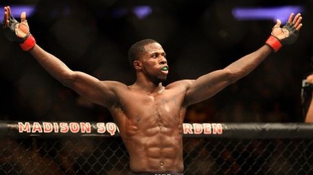 Randy Brown prepares to face Mickey Gall in