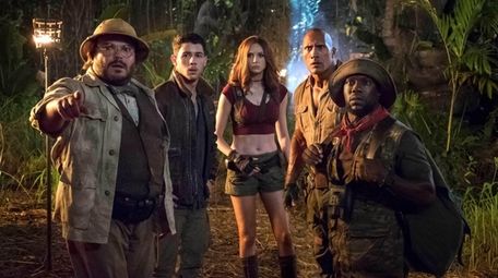 A scene from "Jumanji: Welcome to the Jungle,"
