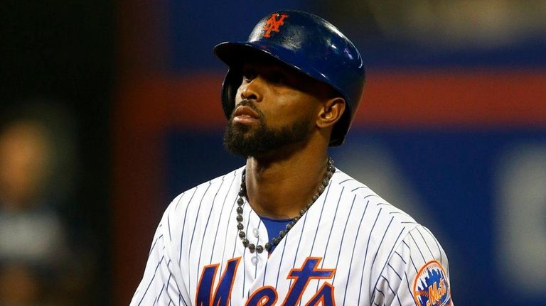 Jose Reyes after flying out to end a