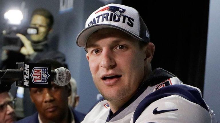 New England Patriots tight end Rob Gronkowski answers