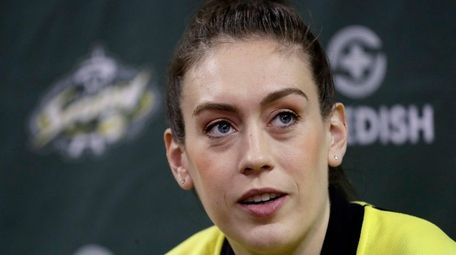 Seattle Storm's Breanna Stewart is helping to raise