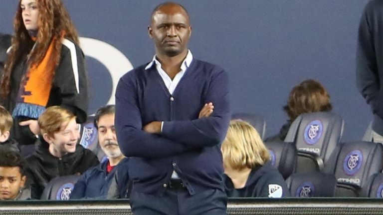 NYCFC Head Coach Patrick Vieira at Yankee Stadium