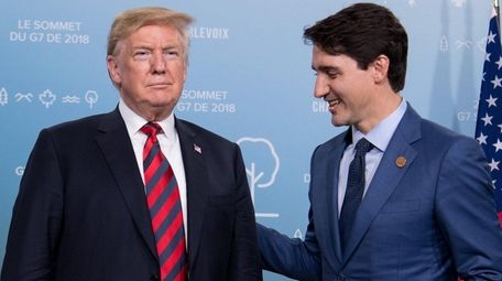 President Donald Trump and Canadian Prime Minister Justin