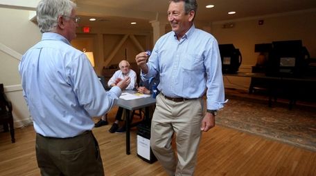 Rep. Mark Sanford (R-S.C.), right, who is running