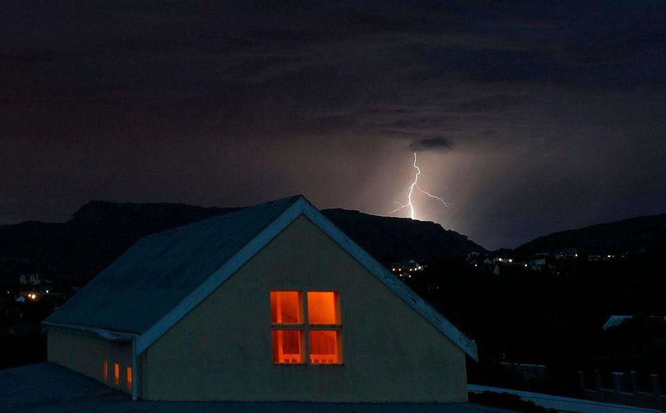 Mandatory Credit: Photo by NIC BOTHMA/EPA-EFE/REX/Shutterstock (9482847e) Lightning