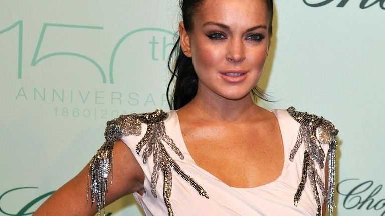 Lindsay Lohan attends the Chopard 150th Anniversary Party