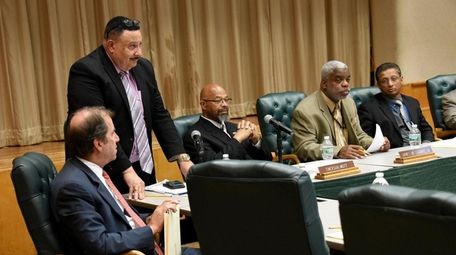 The Uniondale school board prepares to meet in