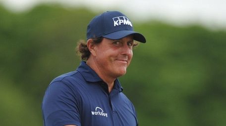 Phil Mickelson during the second Round of the
