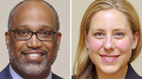 DuWayne Gregory, left, and Liuba Grechen Shirley
