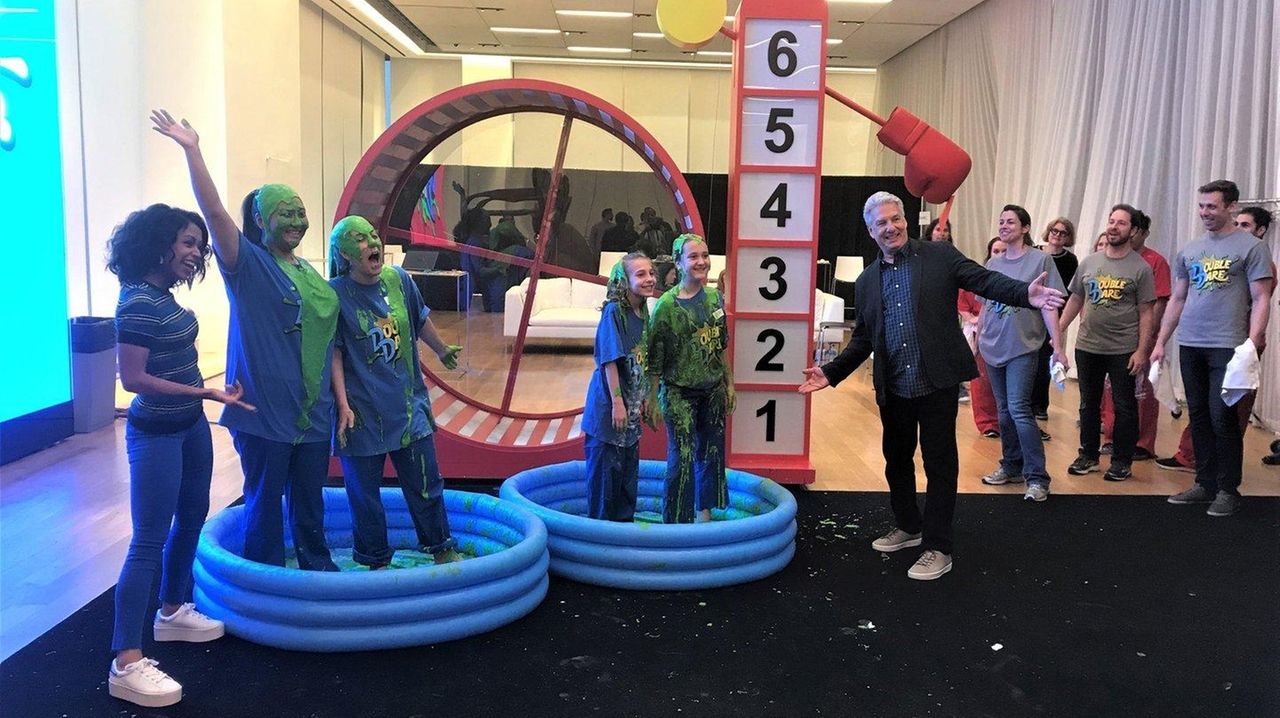 Nickelodeon’s ‘Double Dare’ is back, and LI kids got to try it | Newsday