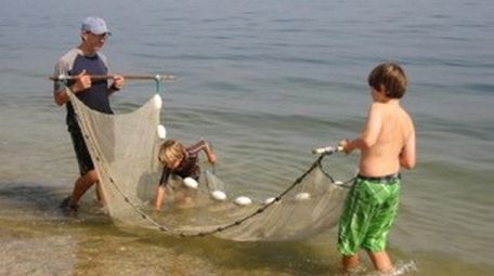 Dan Kriesberg, nephew Alex Mims and son Zack