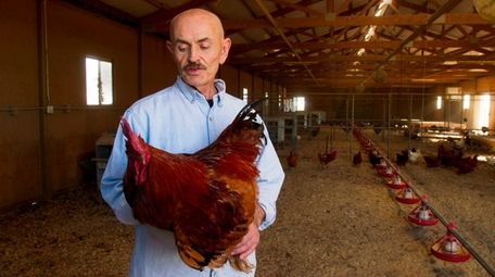 Poultry farmer Frank Reese in a scene from
