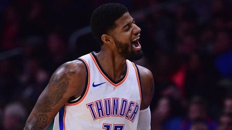 Paul George #13 of the Oklahoma City
