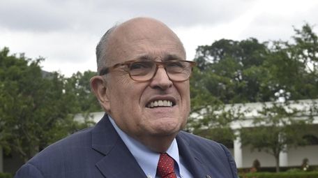 President Donald Trump's lawyer, Rudy Giuliani, in Washington
