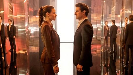 "Mission: Impossible--Fallout," which starred Rebecca Ferguson and Tom
