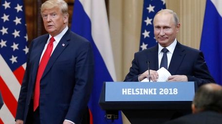 President Donald Trump and Russian President Vladimir Putin