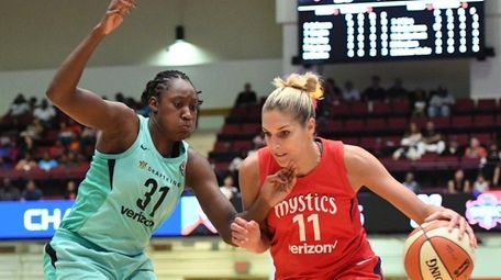 New York Liberty forward Tina Charles defends Washington