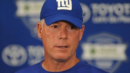 Pat Shurmur, New York Giants head coach, speaks