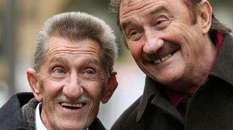 The Chuckle Brothers, Barry, left, and Paul Elliott