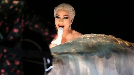 Lady Gaga, pictured performing at the Grammy Awards
