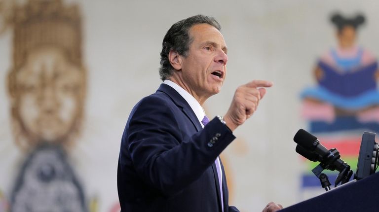 Gov. Andrew M. Cuomo speaks at an event