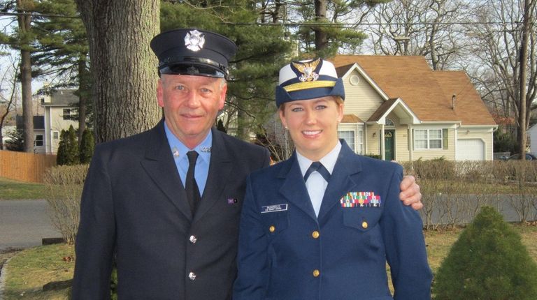 Michael T. McDonald and his daughter, Alyssa, before