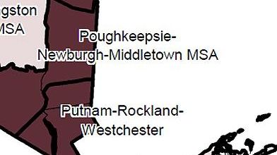 Portion of the state jobs map.