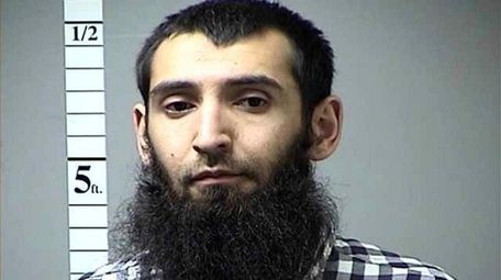 Manhattan terror suspect Sayfullo Saipov is seen in