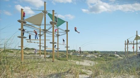 A rendering from WildPlay Element Parks of the