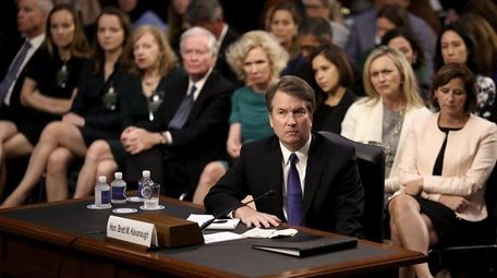 Judge Brett Kavanaugh appears before the Senate Judiciary