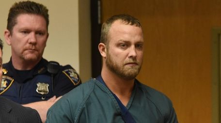 Michael Shear of Holtsville at his arraignment at