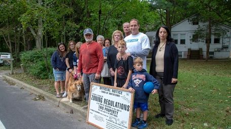 Smithtown residents who live near a proposed Dunkin'