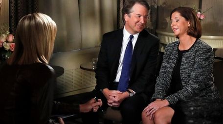 Brett Kavanaugh and his wife, Ashley Estes Kavanaugh,