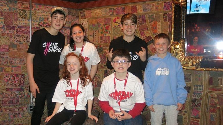 YouTube stars Max and Harvey with Kidsday reporters