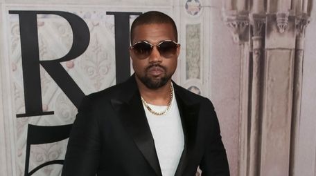 Kanye West attends the Ralph Lauren 50th anniversary