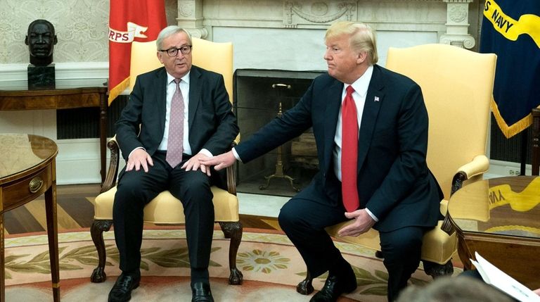 European Commission President Jean-Claude Juncker meets with President