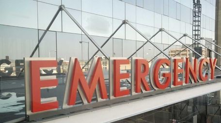 Emergency room sign.