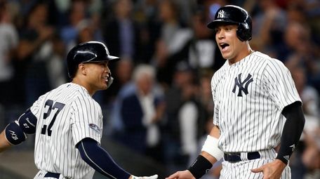 Aaron Judge #99 of the New York Yankees