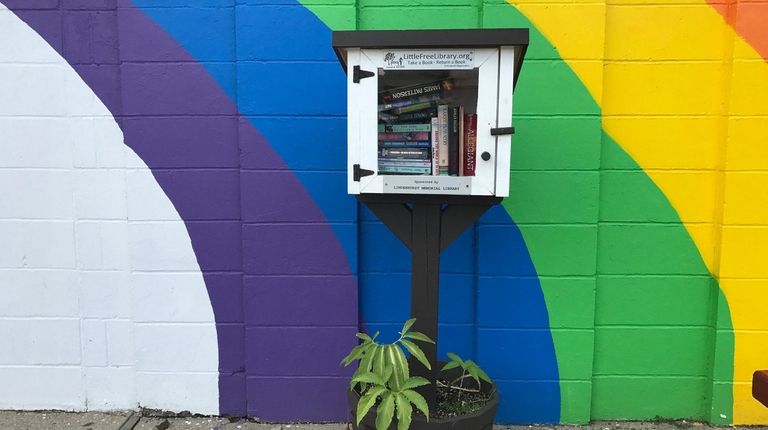 A Little Free Library at the Rainbow Senior