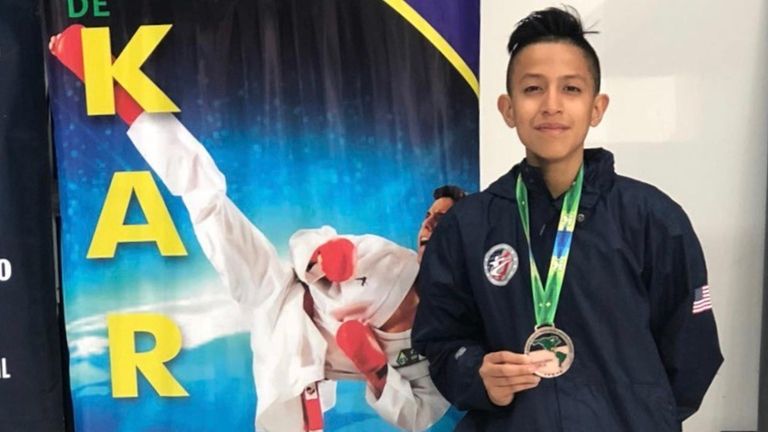 Kaiet Coraizaca, an eighth-grader at Henry L. Stimson