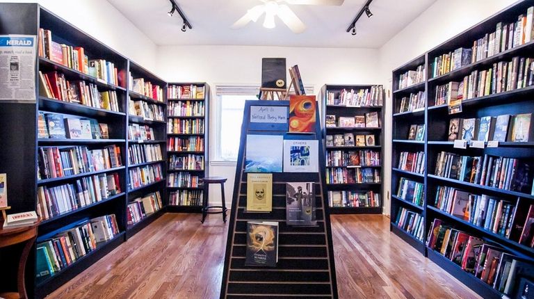 Books on display at Turn of the Corkscrew