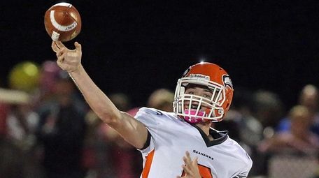 Carey's Jason Kessler throws down field during the